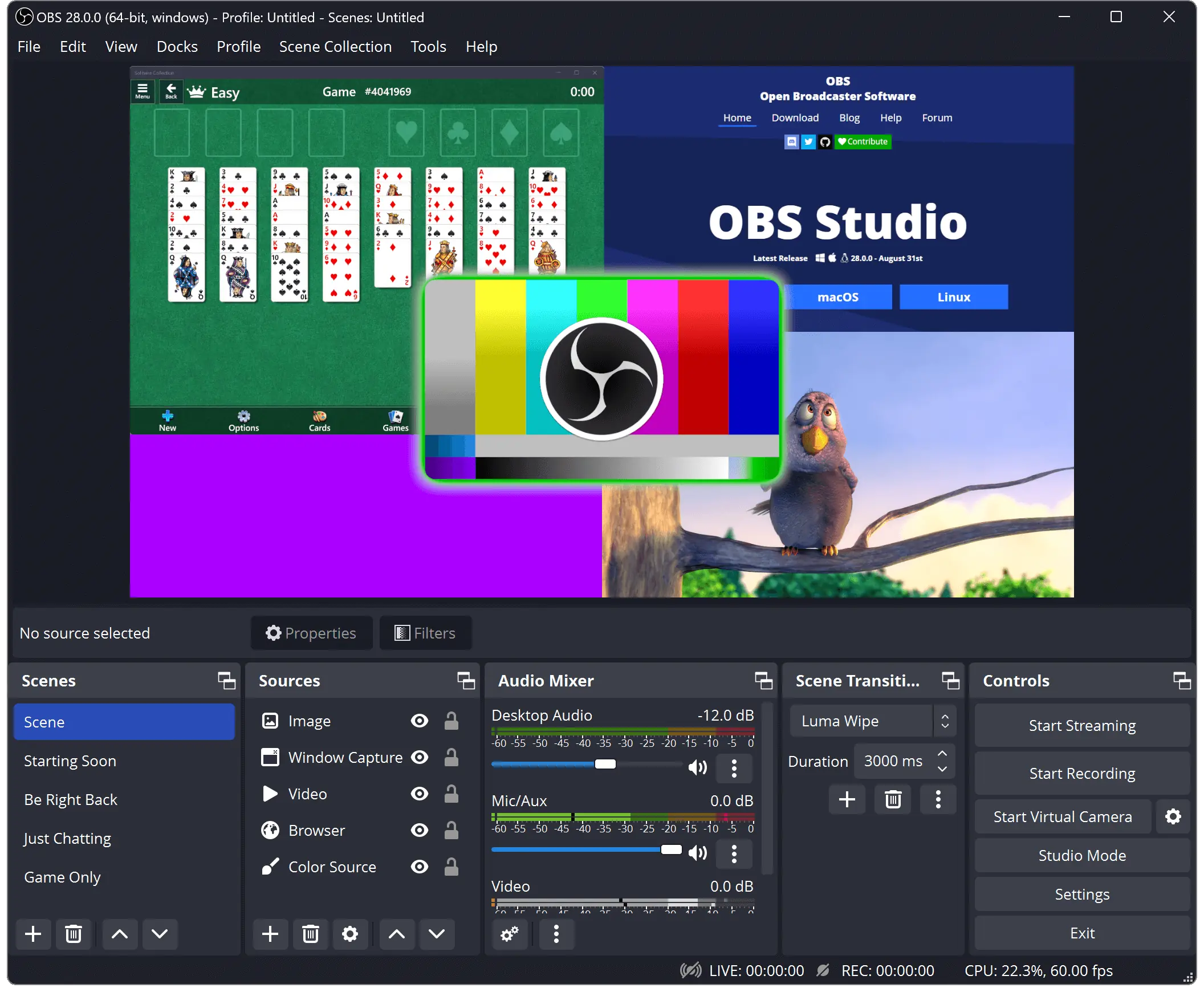 OBS app